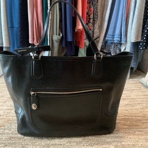 Coach poppy patent leather Blair tote 25042